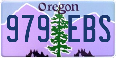 OR license plate 979EBS