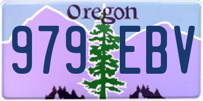 OR license plate 979EBV