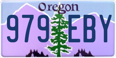 OR license plate 979EBY