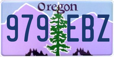 OR license plate 979EBZ