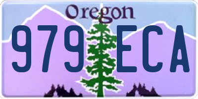 OR license plate 979ECA