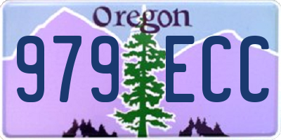 OR license plate 979ECC