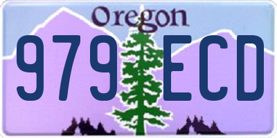 OR license plate 979ECD