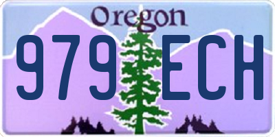 OR license plate 979ECH