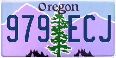 OR license plate 979ECJ