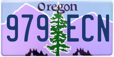 OR license plate 979ECN