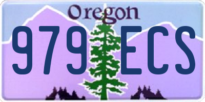 OR license plate 979ECS