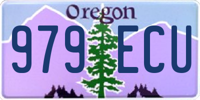 OR license plate 979ECU