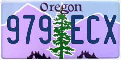 OR license plate 979ECX