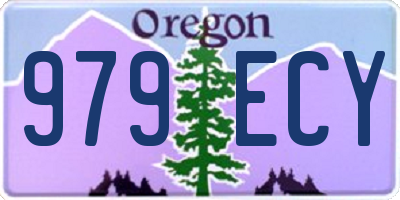 OR license plate 979ECY
