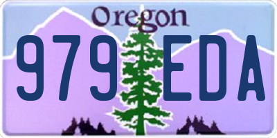 OR license plate 979EDA