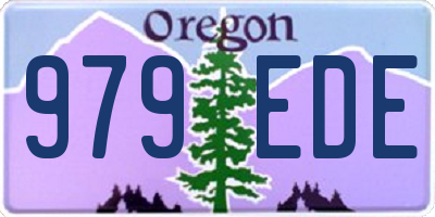 OR license plate 979EDE