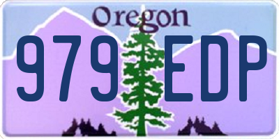 OR license plate 979EDP
