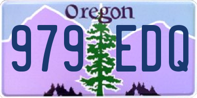 OR license plate 979EDQ