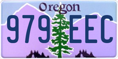 OR license plate 979EEC