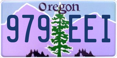 OR license plate 979EEI