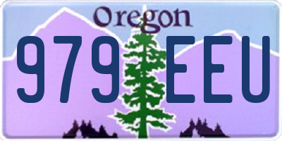 OR license plate 979EEU