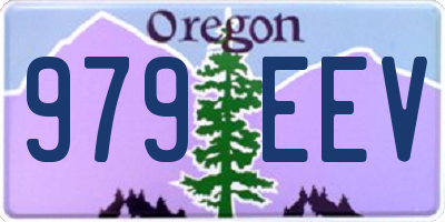 OR license plate 979EEV
