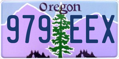 OR license plate 979EEX