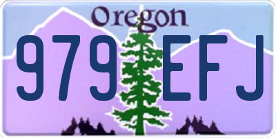 OR license plate 979EFJ