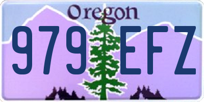 OR license plate 979EFZ