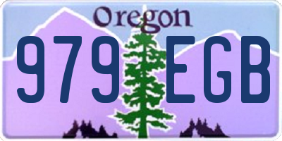 OR license plate 979EGB