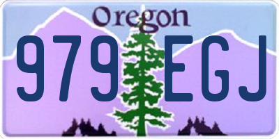 OR license plate 979EGJ