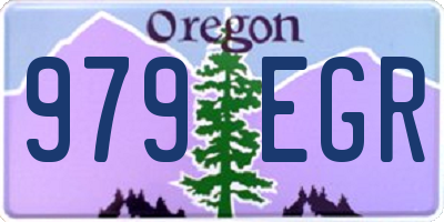 OR license plate 979EGR