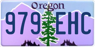 OR license plate 979EHC