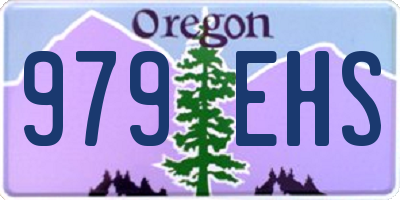 OR license plate 979EHS