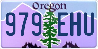 OR license plate 979EHU