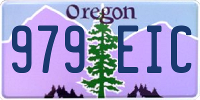 OR license plate 979EIC