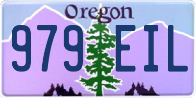 OR license plate 979EIL