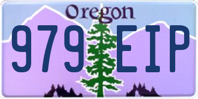 OR license plate 979EIP