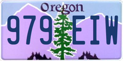 OR license plate 979EIW
