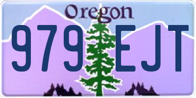 OR license plate 979EJT