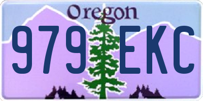 OR license plate 979EKC