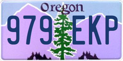 OR license plate 979EKP