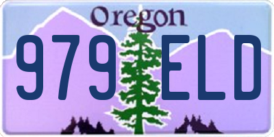 OR license plate 979ELD