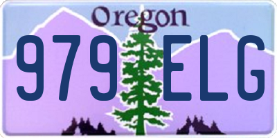 OR license plate 979ELG