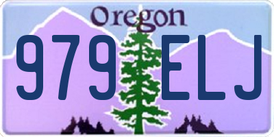 OR license plate 979ELJ