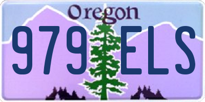 OR license plate 979ELS