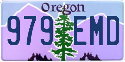 OR license plate 979EMD