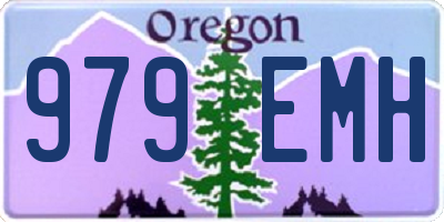 OR license plate 979EMH
