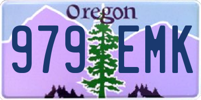 OR license plate 979EMK