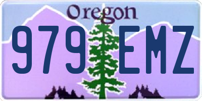 OR license plate 979EMZ