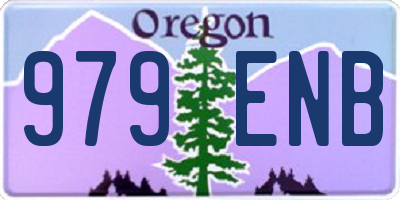 OR license plate 979ENB