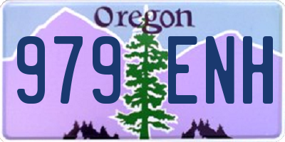 OR license plate 979ENH