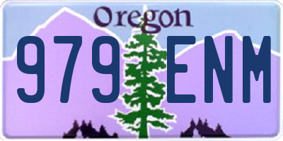 OR license plate 979ENM