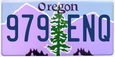 OR license plate 979ENQ